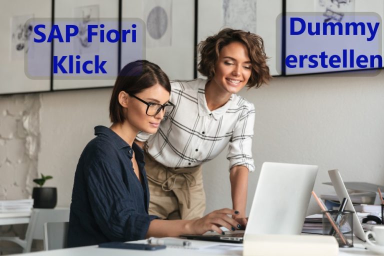 SAP Fiori Klick Dummy erstellen Individuelle Softwareentwicklung
